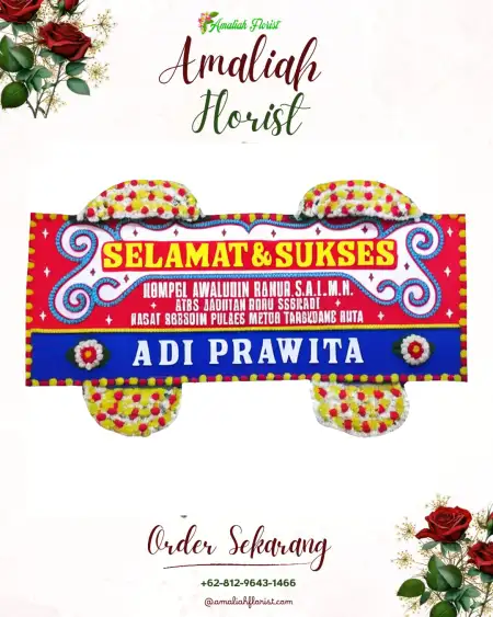 Papan Bunga Ucapan Selamat Jajar